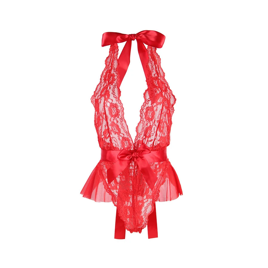 SUBBLIME - 953973 BODY SEXY CON VOLANT + CINTURA ROSSO S/M